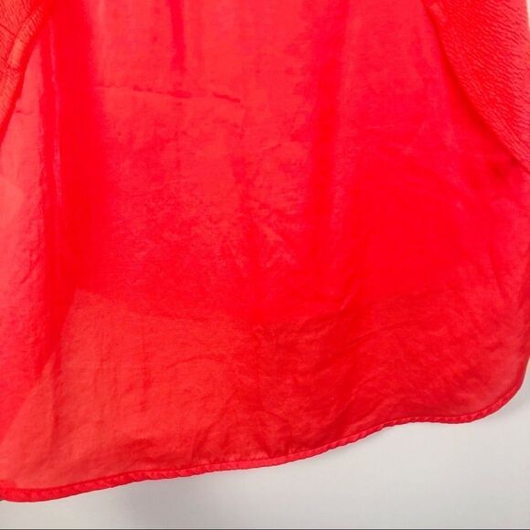 ANTHROPOLOGIE | DELETTA Sania Orange High Low Tank Top Women’s Size Small - Picture 8 of 9